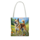 Korean Jindo Polyester Tote Bag (AOP)