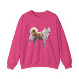 Kishu Ken Unisex 50/50 Crewneck Sweatshirt