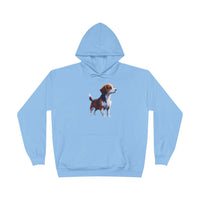 Drever Puppy - Unisex Fleece Lined Pullover Hoodie Sweatshirt