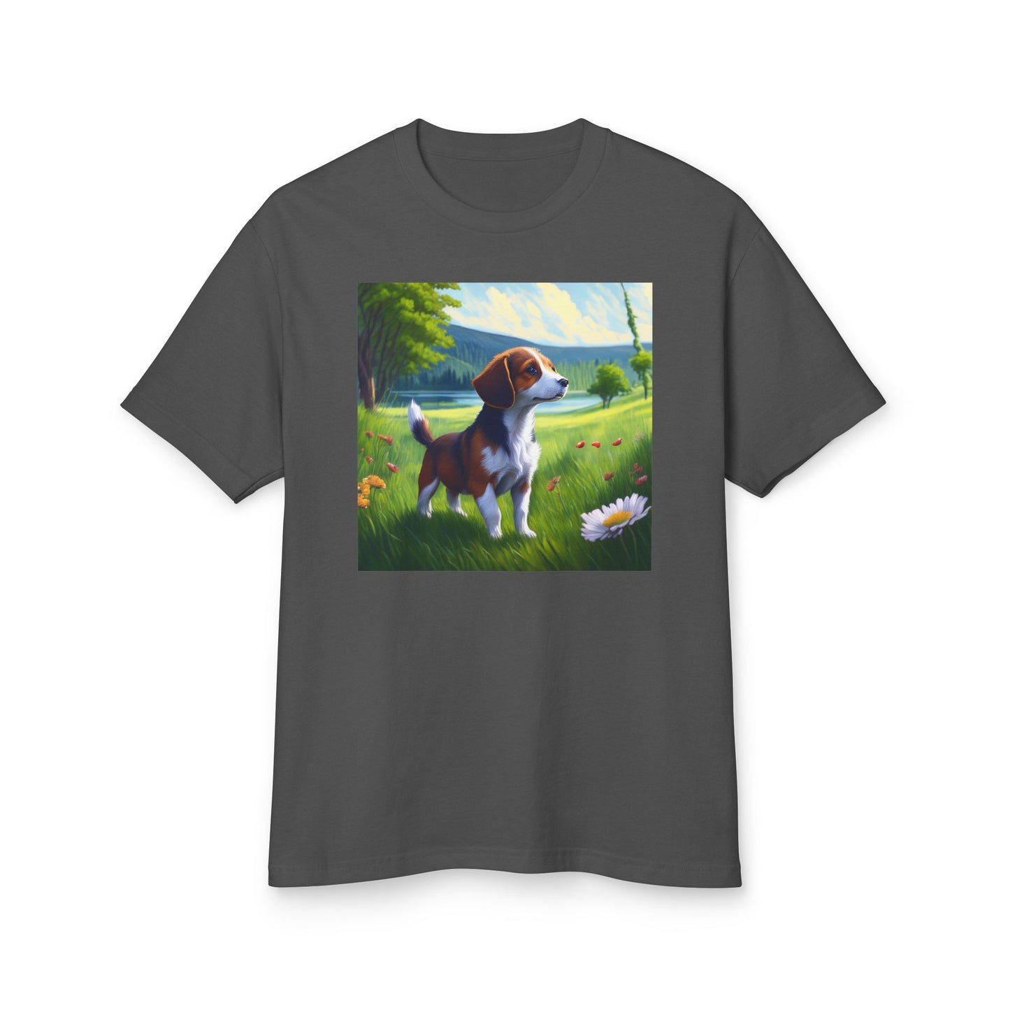 Drever Puppy - Unisex Relaxed Fit Heavyweight Cotton Tee