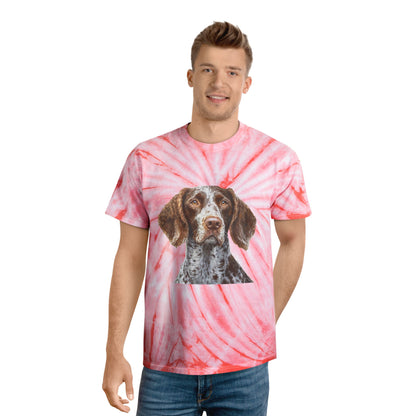 German Wirehaired Pointer Classic Tie-Dye Tee, Cyclone