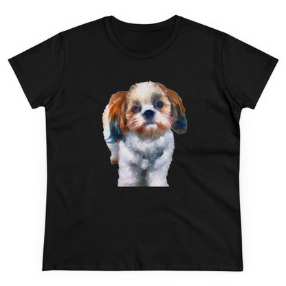 Shih-Tzu Women's Midweight Cotton Tee