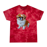 Pekingese Puppy Classic Tie-Dye Tee, Crystal