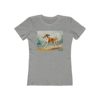 Saluki Women's Slim Fitted Ringspun Cotton Tee