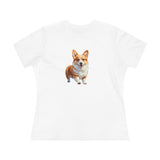 Welsh Corgi Puppy Women's Relaxed Fit Cotton Tee