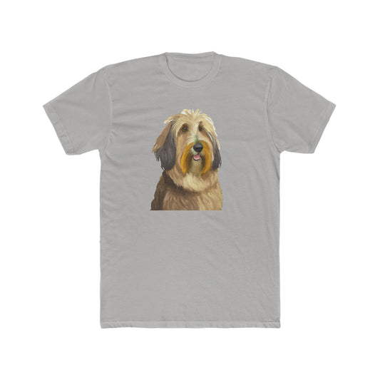 Bergamasco Sheepdog Men's Fitted Cotton Crew Tee