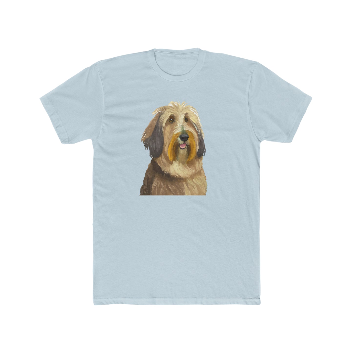 Bergamasco Sheepdog Men's Fitted Cotton Crew Tee
