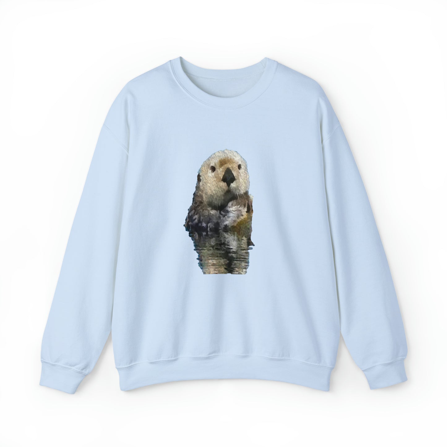 Sea Otter 'Ollie' Unisex 50/50 Crewneck Sweatshirt