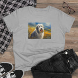 Old English Sheepdog Women's Midweight Cotton Tee