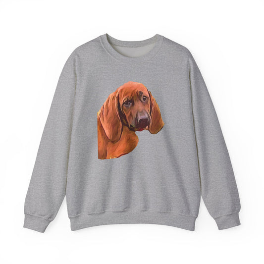 Redbone Coonhound Unisex 50/50 Crewneck Sweatshirt