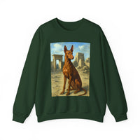 Egyptian Pharoh Hound - Unisex 50/50 Crewneck Sweatshirt