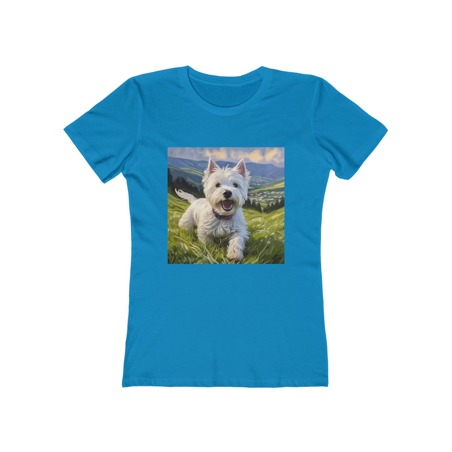 Westie #2 - Happy-Go-Lucky West Highland Terrier Women's Tee