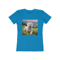 Westie #2 - Happy-Go-Lucky West Highland Terrier Women's Tee