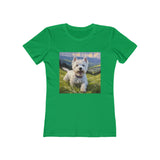 Westie #2 - Happy-Go-Lucky West Highland Terrier Women's Tee