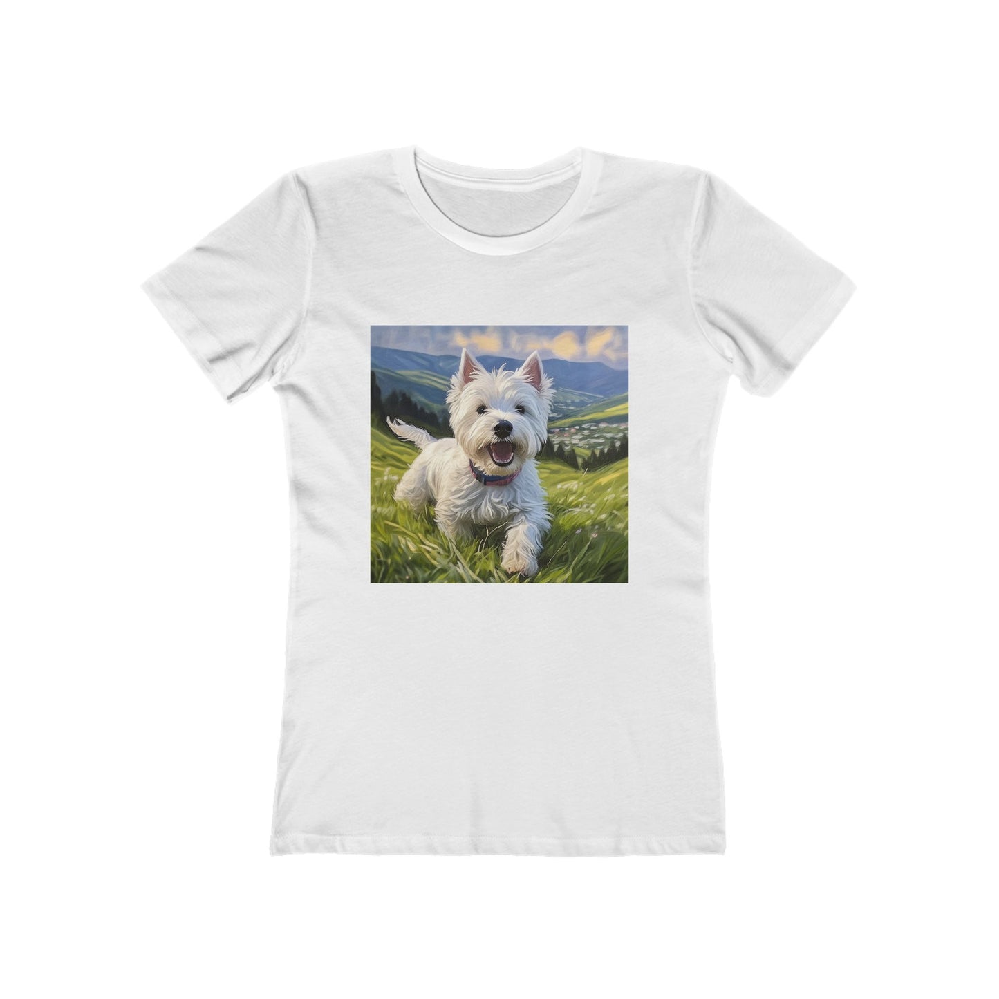Westie #2 - Happy-Go-Lucky West Highland Terrier Women's Tee