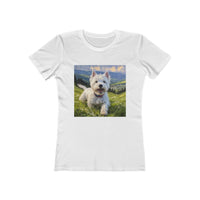 Westie #2 - Happy-Go-Lucky West Highland Terrier Women's Tee