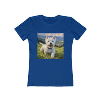 Westie #2 - Happy-Go-Lucky West Highland Terrier Women's Tee