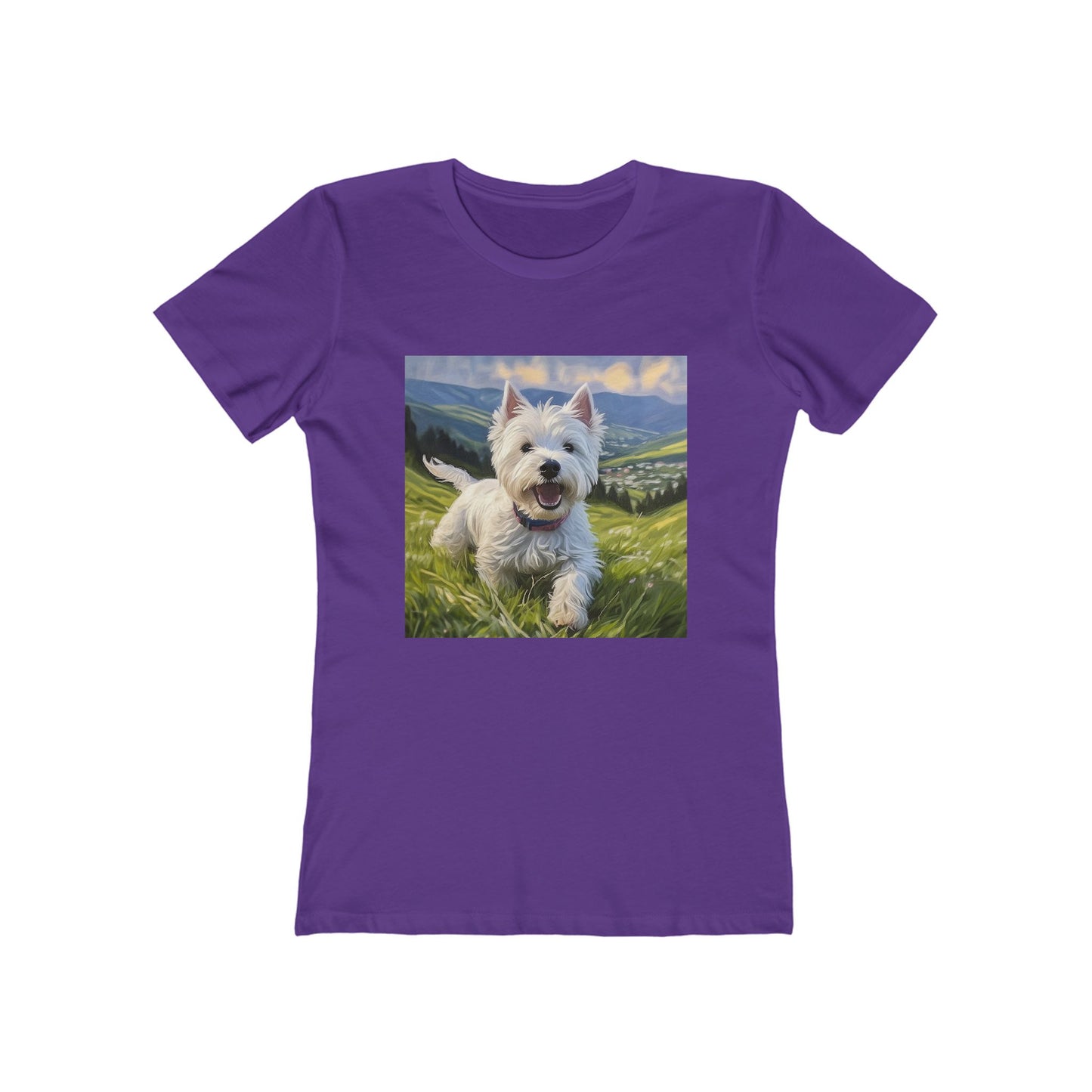 Westie #2 - Happy-Go-Lucky West Highland Terrier Women's Tee