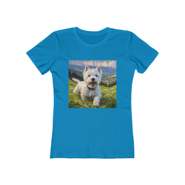 Westie #2 - Happy-Go-Lucky West Highland Terrier Women's Tee