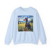 Doberman Pinscher -- Unisex 50/50 Crewneck Sweatshirt