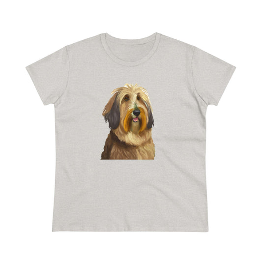Charming Bergamasco Sheepdog Women's Midweight Cotton Tee