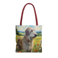 Irish Wolfhound Polyester Tote Bag (AOP)