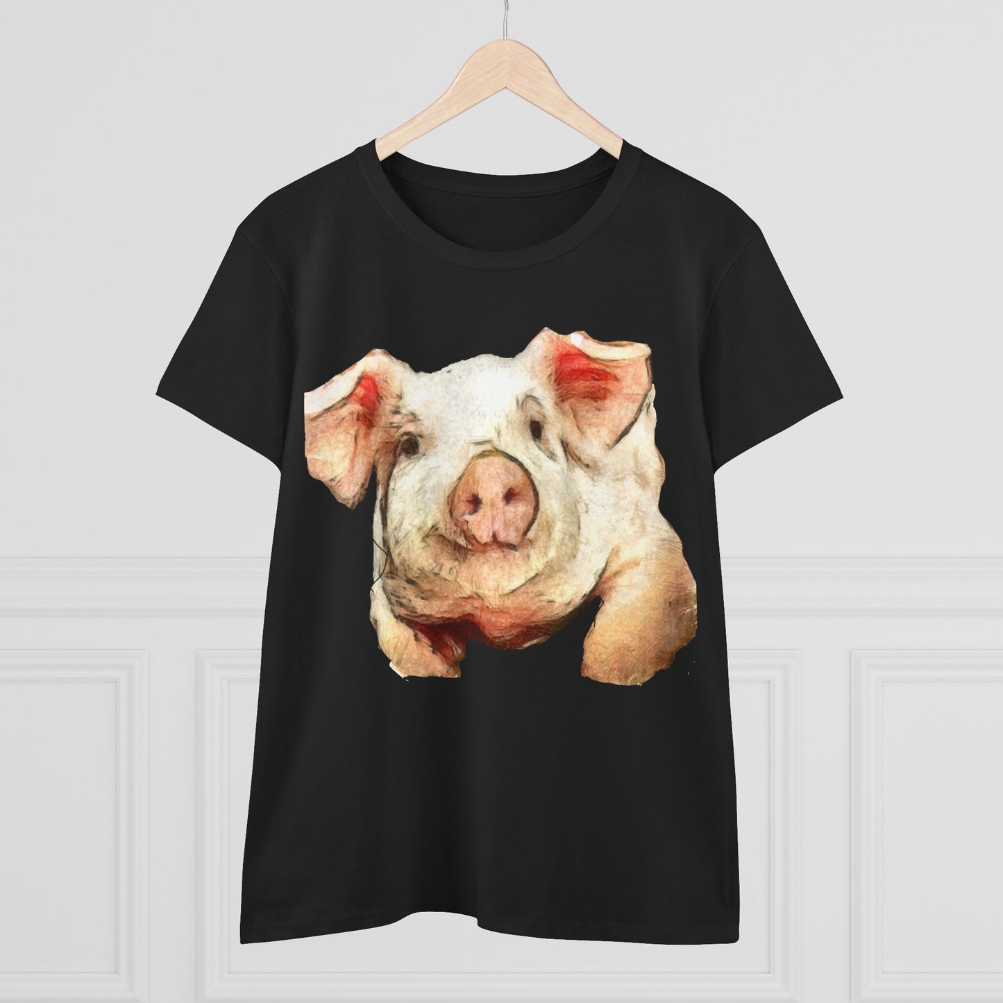 Pig 'Petunia' Women's Midweight Cotton Tee