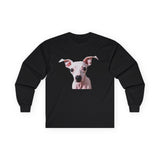 American Hairless Terrier Unisex Cotton Long Sleeve Tee