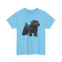 Black Russian Terrier Unisex Heavy Cotton Tee