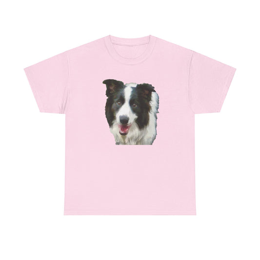 Border Collie '#2' Unisex Heavy Cotton Tee
