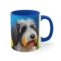 Polish Lowland Sheepdog Accent Coffee Mug, 11oz