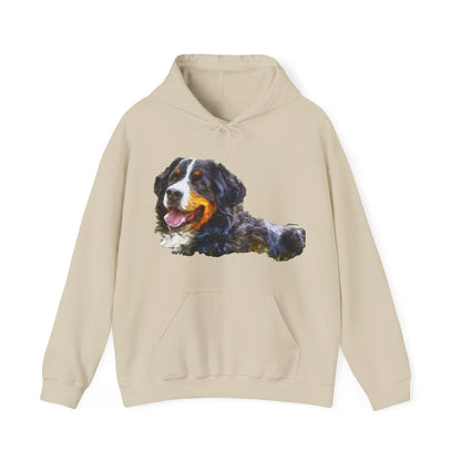 Bernese Mountain Dog Unisex 50/50 Hoodie: Your Comfy Sidekick