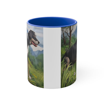 Mountain Cur 11oz Ceramic Accent Mug