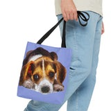 Beagle 'Daisy Mae' Tote Bag: Elegance Meets Playfulness