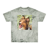Sheltie 'May' Unisex Cotton Color Blast T-Shirt