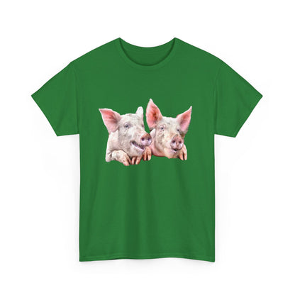 Pigs - 'A Jowly Good Time' Unisex Heavy Cotton Tee