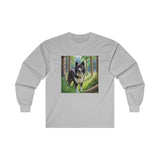 Opulent Karelian Bear Dog Unisex Classic Cotton Long Sleeve Tee