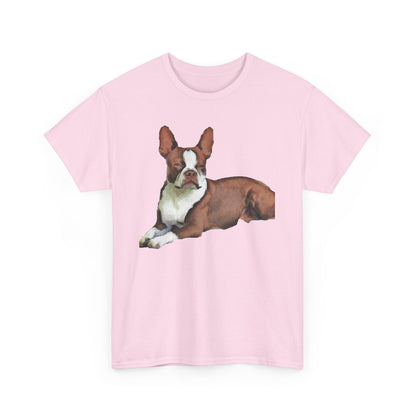 Boston Terrier 'Seely' Unisex Heavy Cotton Tee