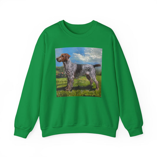 Wirehaired Pointing Griffon Unisex 50/50  Crewneck Sweatshirt
