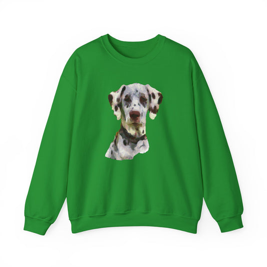 Dalmatian 'Impressionistic' Crewneck Sweatshirt