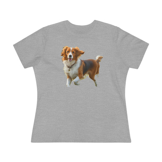Nederlandse Kooikerhondje  - Women's Relaxed Fit Cotton Tee