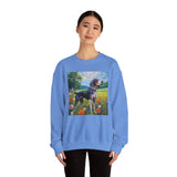 Bluetick Coonhound - Unisex 50/50 Crewneck Sweatshirt