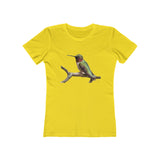 Humming Bird 'Cheeky' Women's Slim Fit Ringspun Cotton T-Shirt