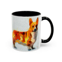 Pembroke Welsh Corgie Ceramic Accent Coffee Mug - 2 Sizes