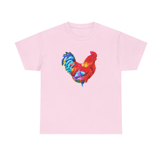 Rooster 'Craw' Unisex Heavy Cotton Tee