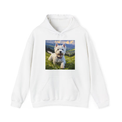 Westie Unisex 50/50 Hooded Sweatshirt