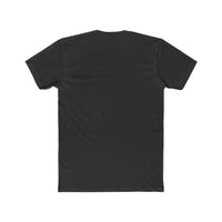 Sleepy Brucie the Cat - Men's Fitted Cotton Crew Tee