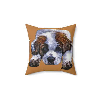 St. Bernard 'Sontuc' Spun Polyester Throw Pillow