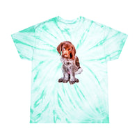 German Shorthair Pointer 'Benny' UnisexTie-Dye Tee, Cyclone