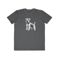 White Schnauzer Men's Lightweight Fashion Tee